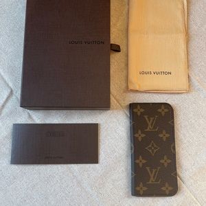 LOUIS VUITTON IPHONE 6 FOLIO MONOGRAM